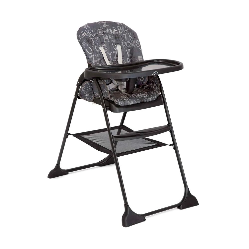 Стульчик для кормления Joie Mimzy Snacker ABC CHARCOAL