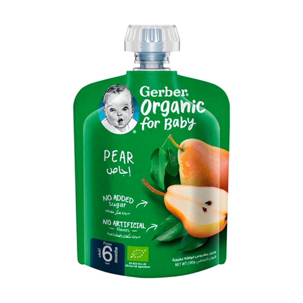 Gerber Organic Pear Puree 90g Gerber Organic Pear Puree 90g