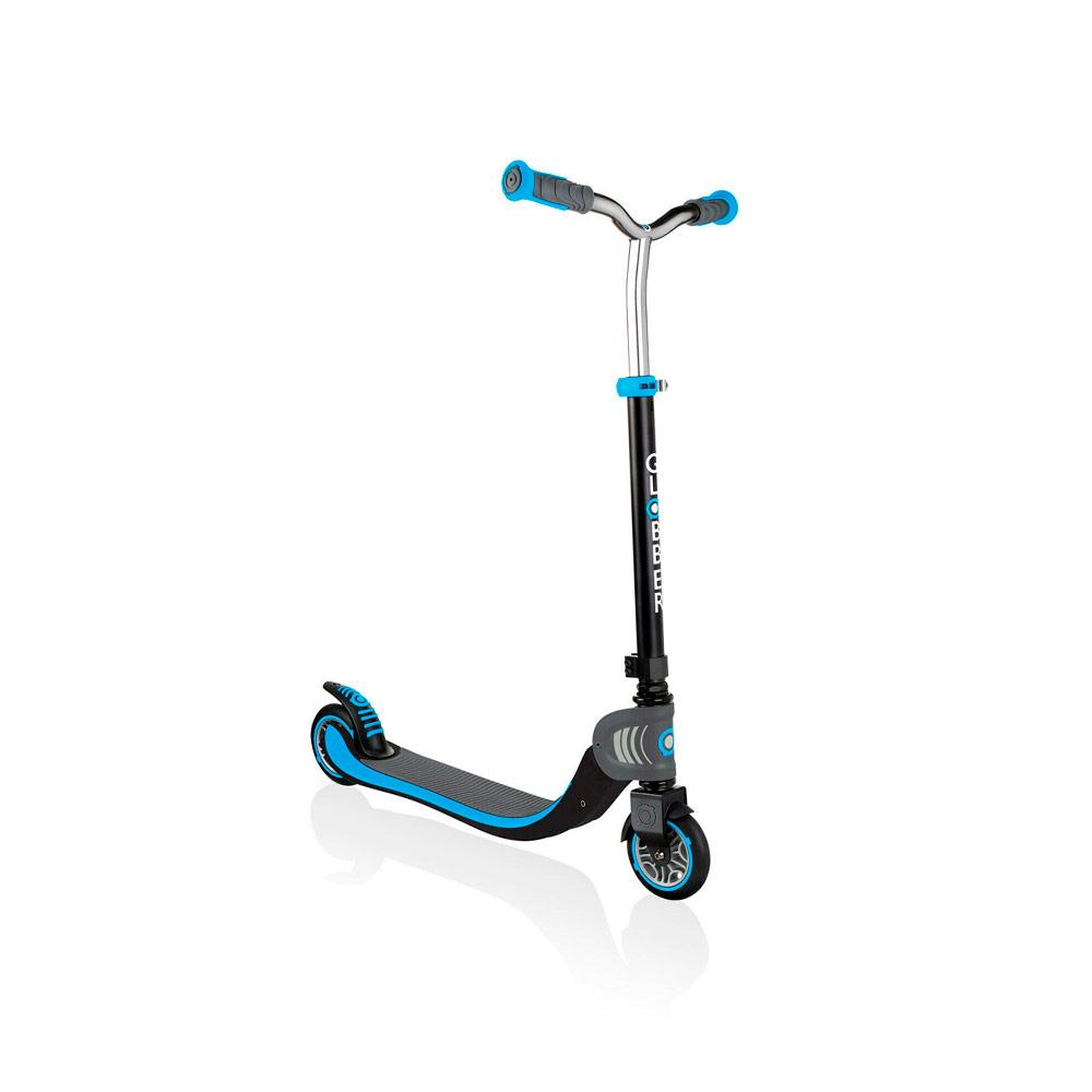 Двухколёсный самокат Globber Flow Foldable 125 Black - Sky Blue