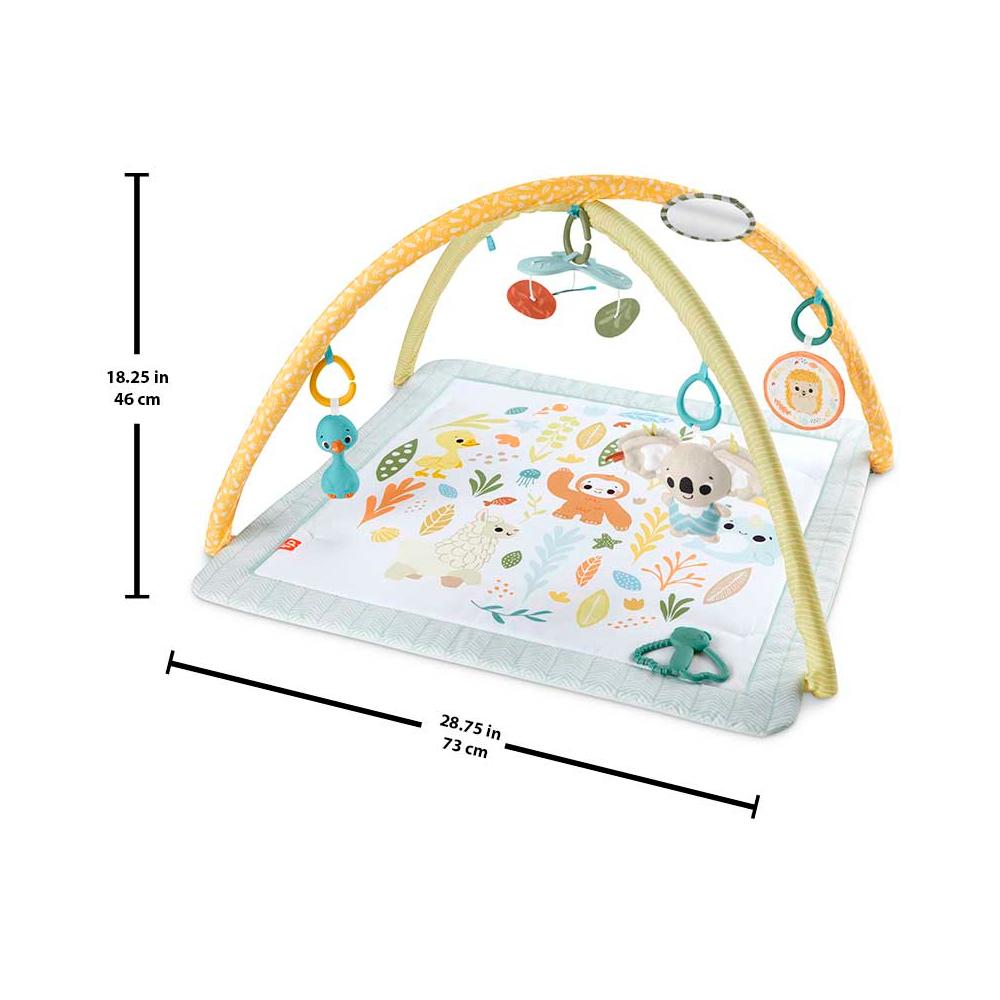 Развивающий коврик Fisher Price Simply Senses Mattel