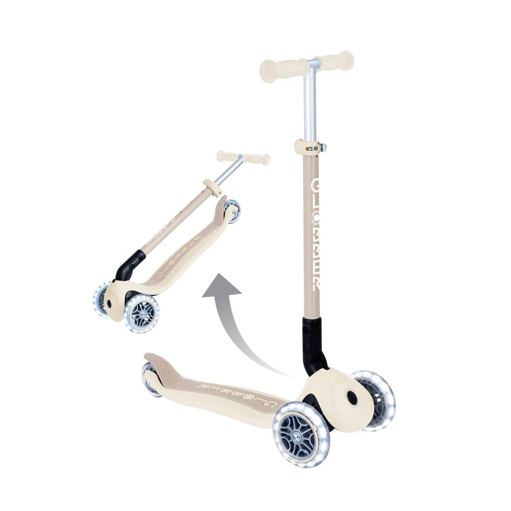 Трёхколесный самокат Globber Primo Foldable ECO COCONUT