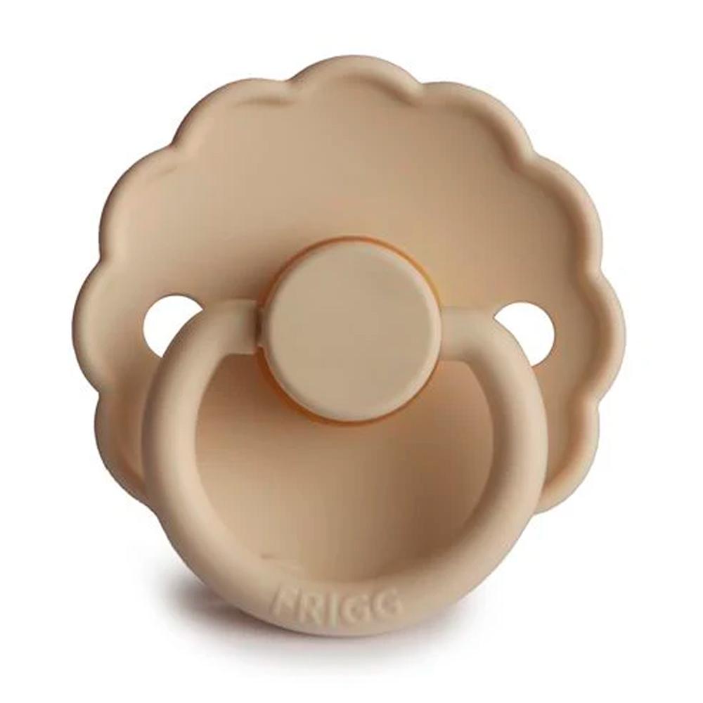 Круглая латексная пустышка FRIGG Daisy Croissant 0-6м