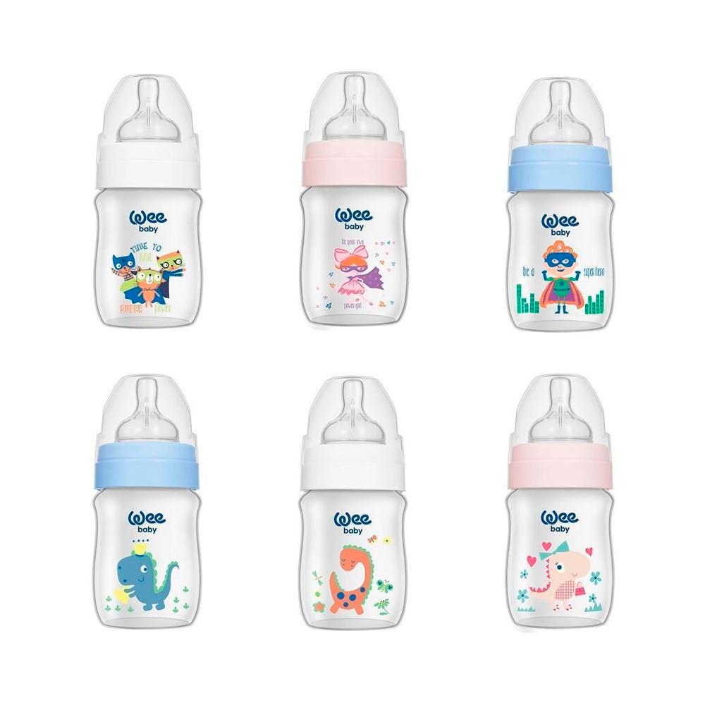 Бутылочка для кормления Wee Baby Classic Plus с широким горлышком 250 мл