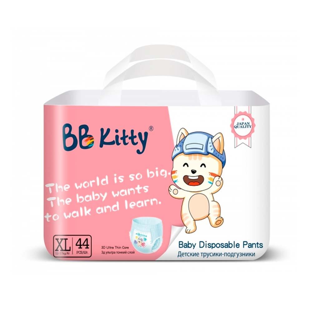 Подгузники-трусики BB Kitty PREMIUM размер XL 12-17 кг 44 шт