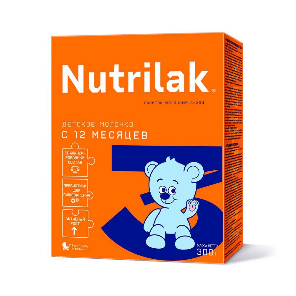 Сухая молочная смесь Nutrilak 3 12м+ 300 гр