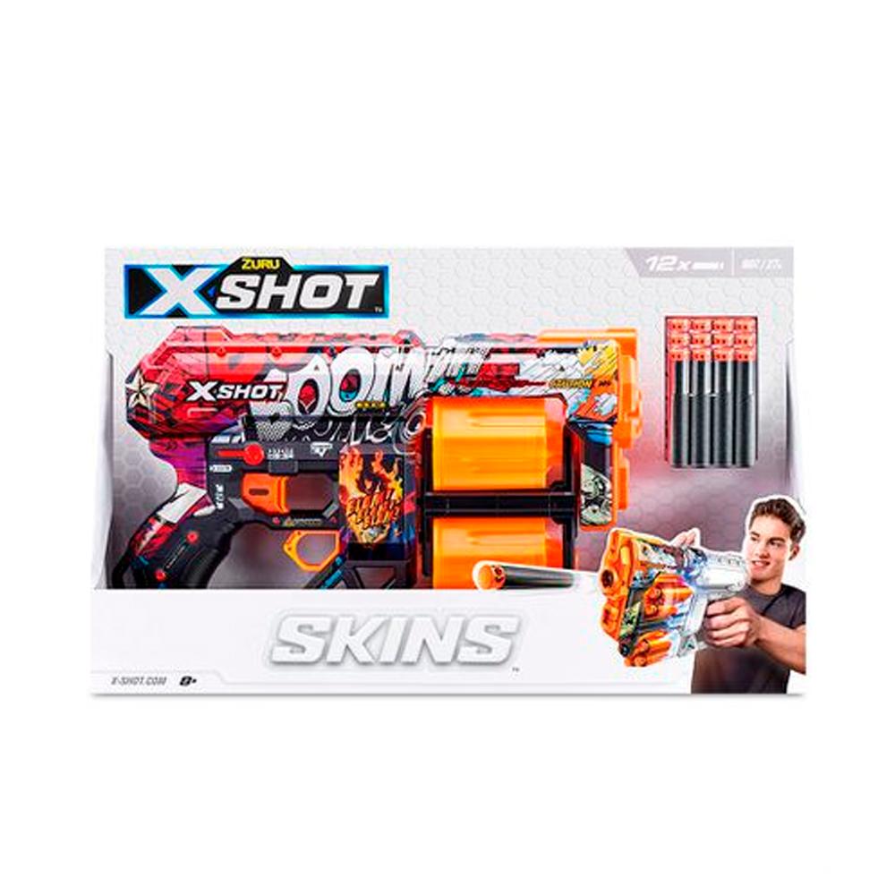 Бластер X-Shot Skins Dread Dart Boom 12 дротиков