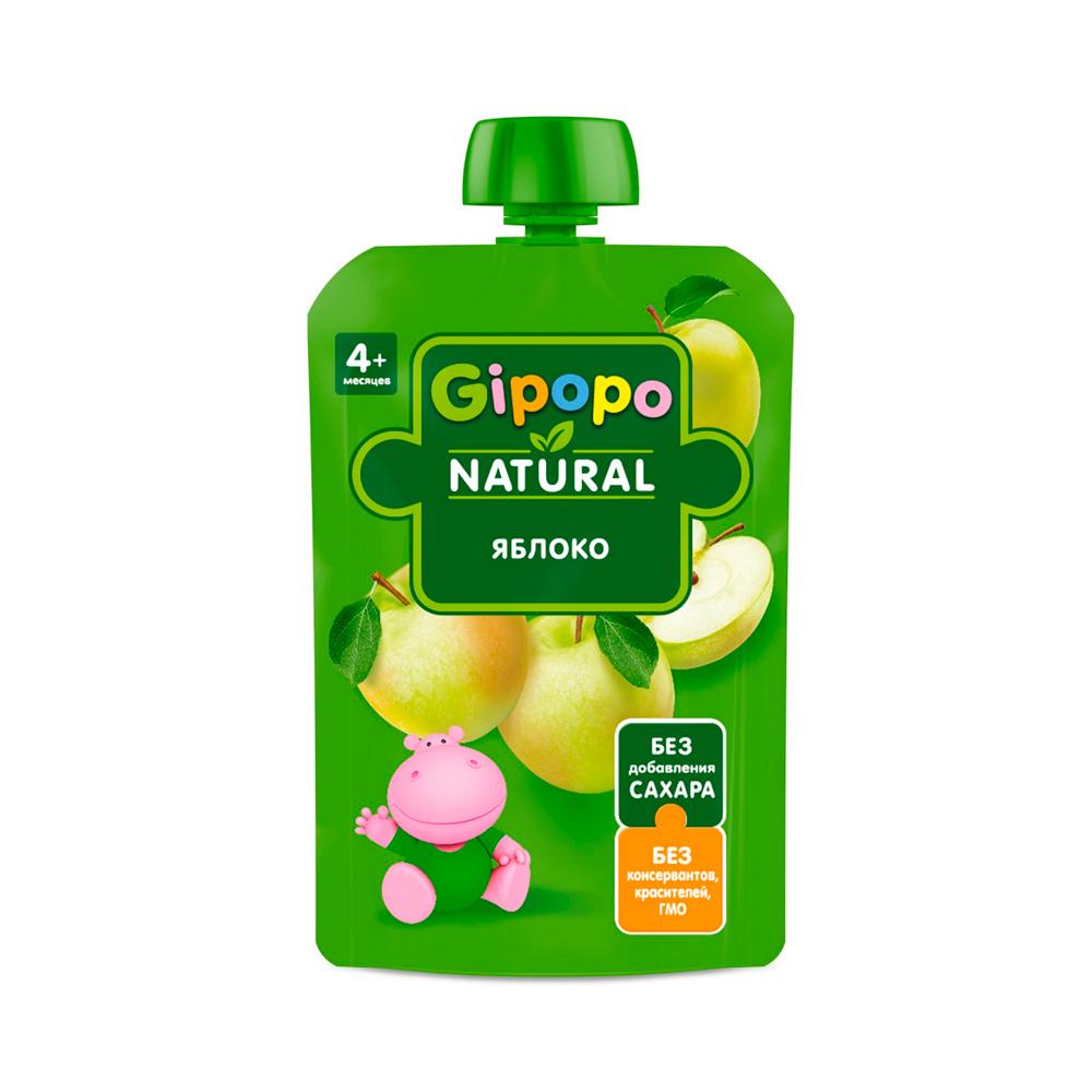 Пюре Gipopo Наливное яблочко 4м+ 90гр