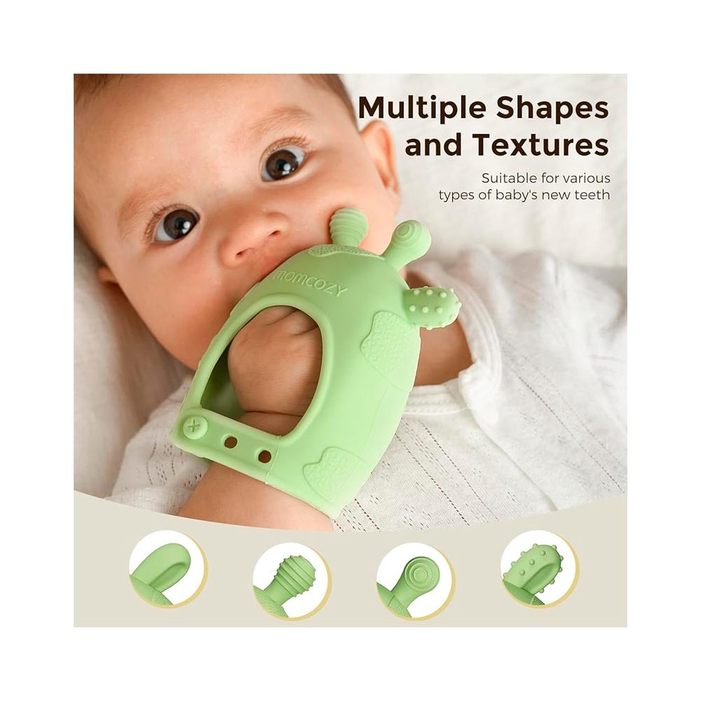 Детская игрушка-прорезыватель Momcozy Green