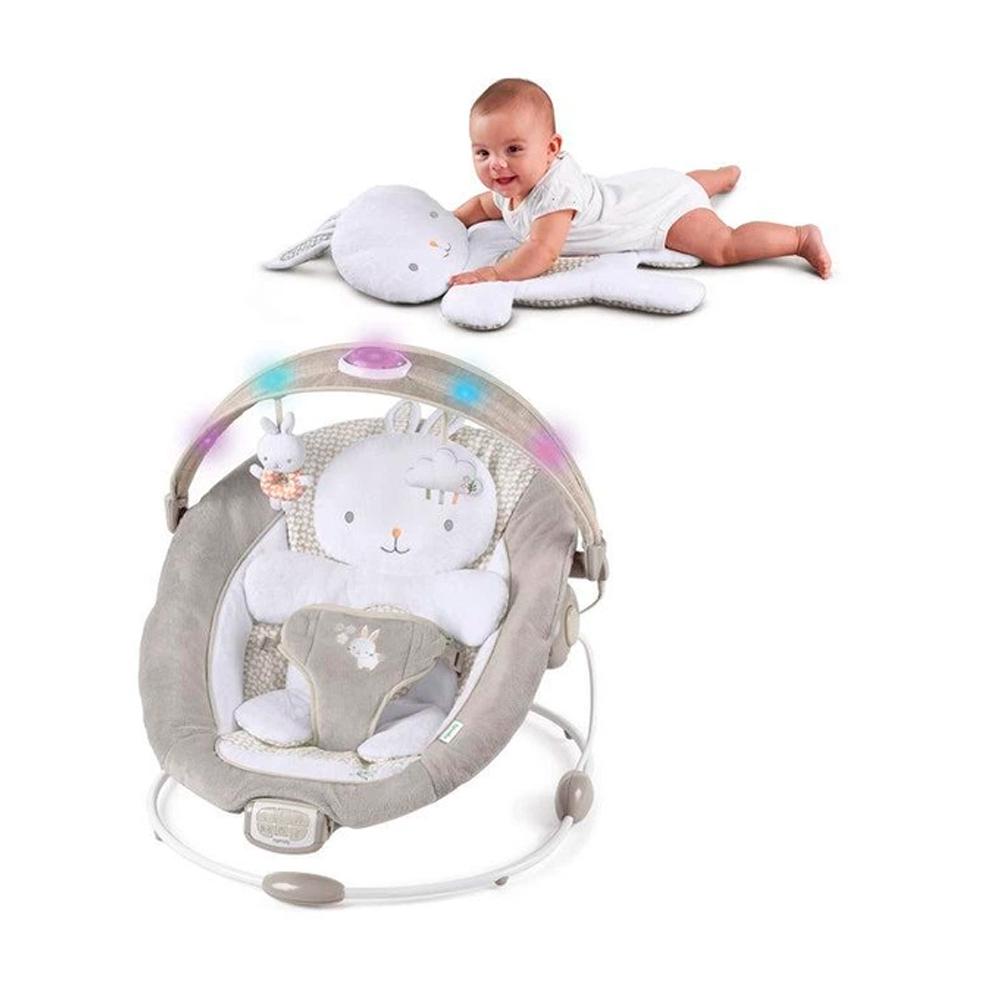 Баунсер c подсветкой Baby Ingenuity Twinkle tails