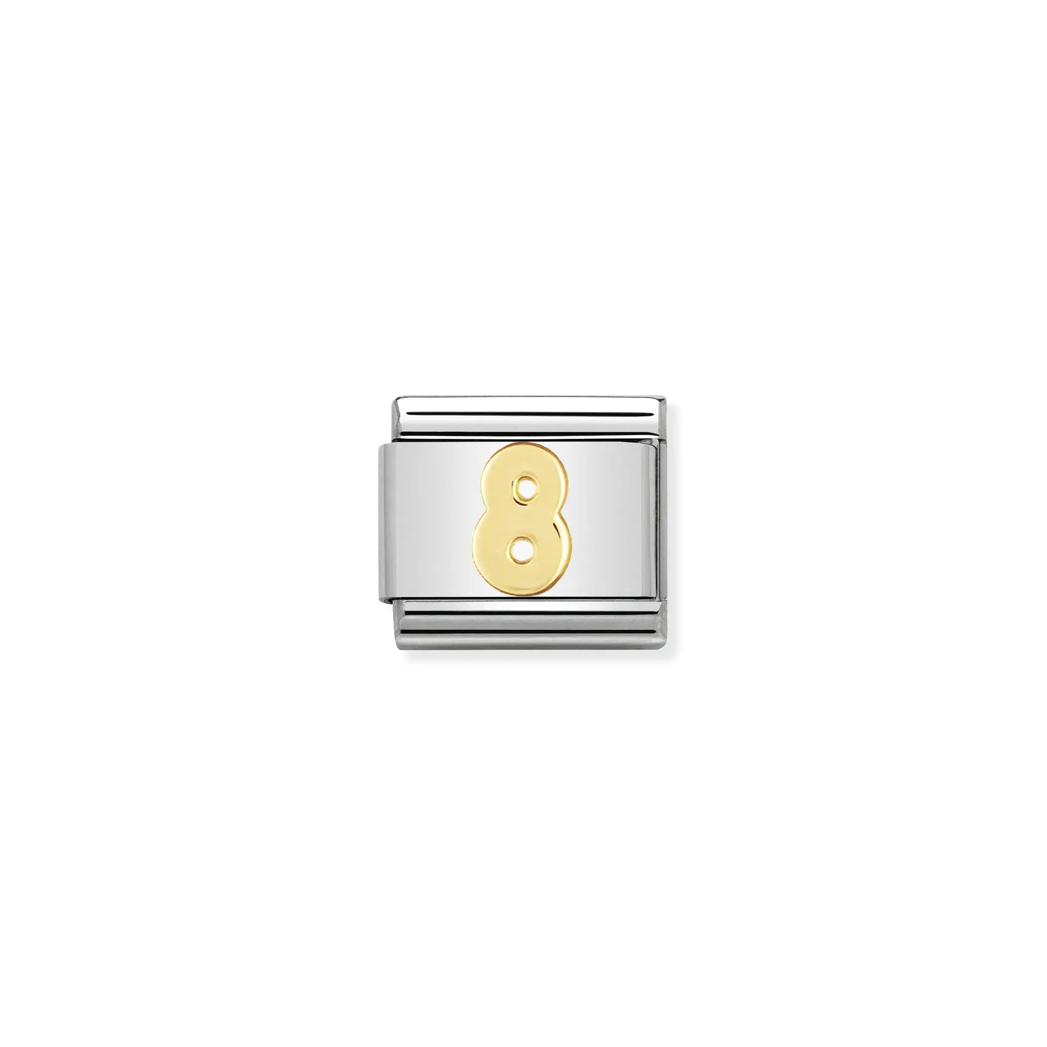 COMPOSABLE Classic NUMBERS in stainless steel with 18k gold (8)