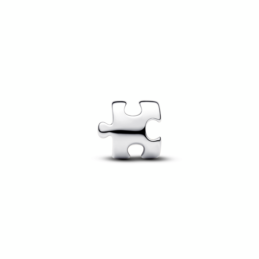 Puzzle sterling silver mini charm