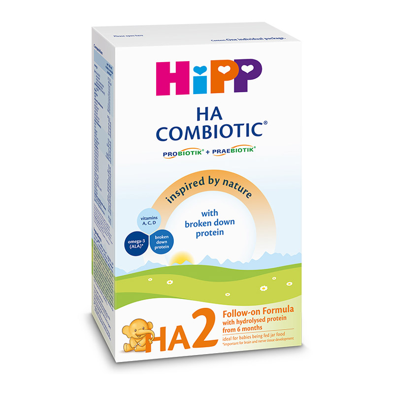 Сухая молочная смесь HiPP HA Combiotic 2 6м+ 350 гр