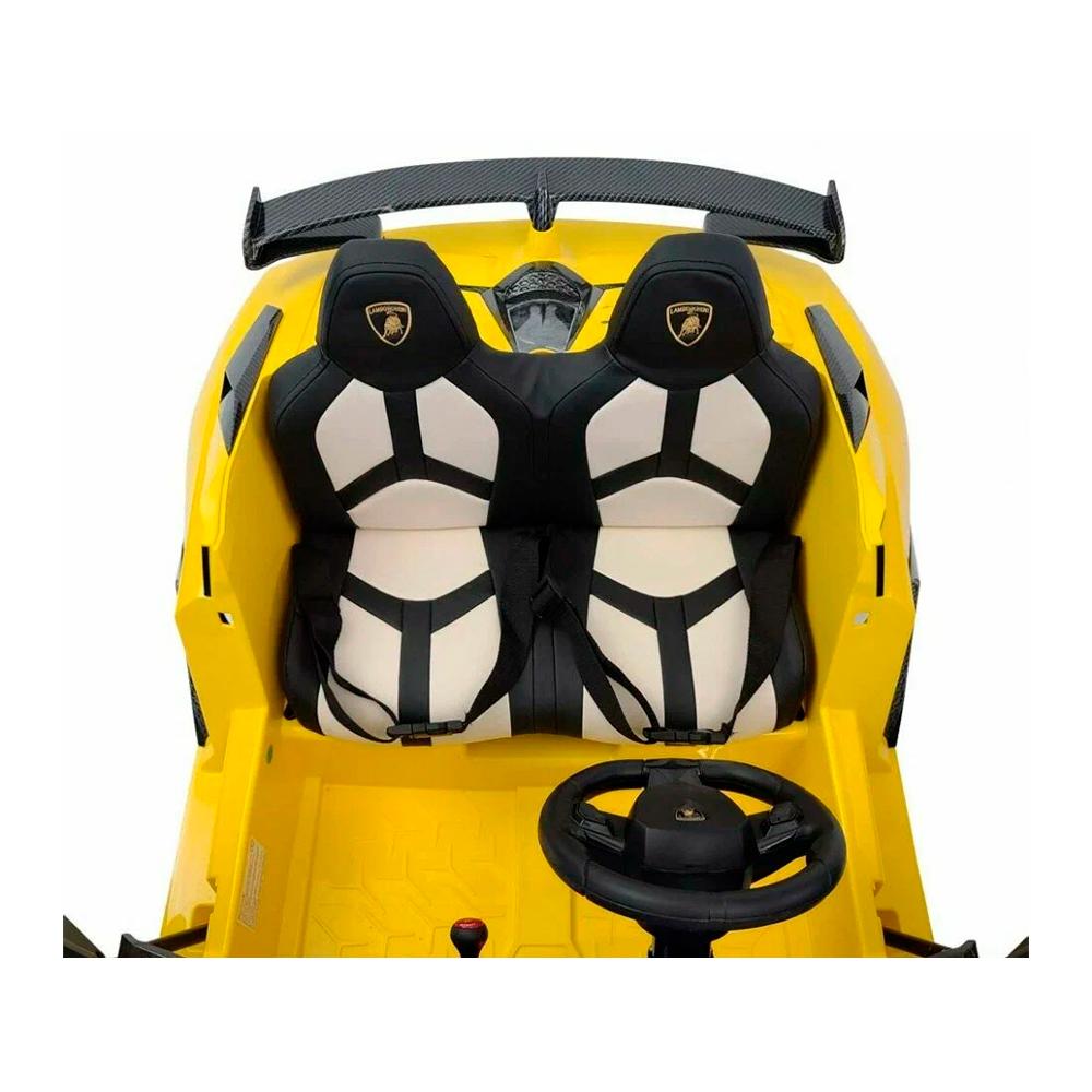 Машина для катания желтая LAMBORGHINI 12V*14AH