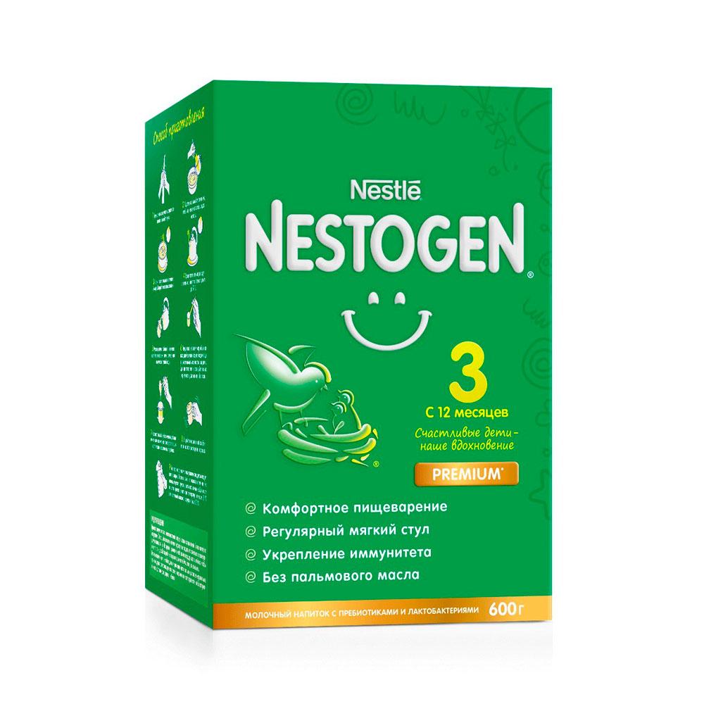 Сухая молочная смесь Nestogen 3 12м+ 600 гр
