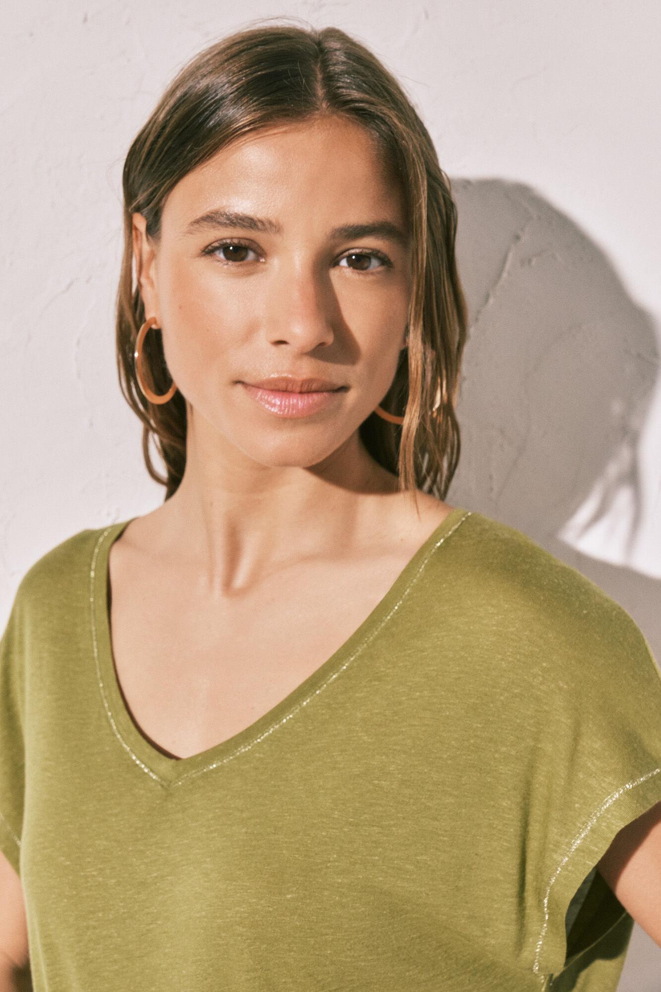MMT LINEN TEE GREEN