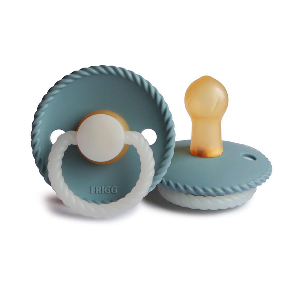 Пустышка FRIGG Rope Latex Stone Blue Night 0-6м+