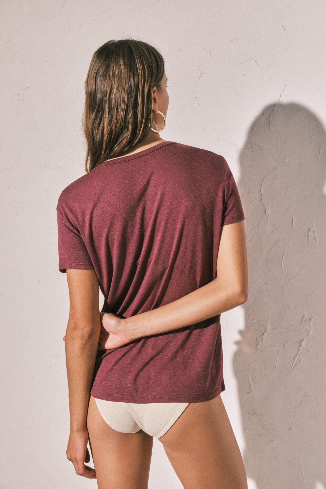 MMP BURGUND TEE FR