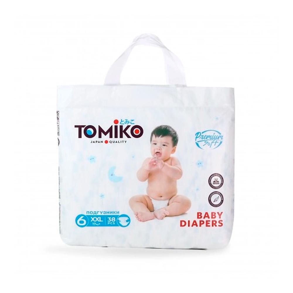 Подгузники Tomiko Premium 6 размер XXL 17+ кг 38 шт