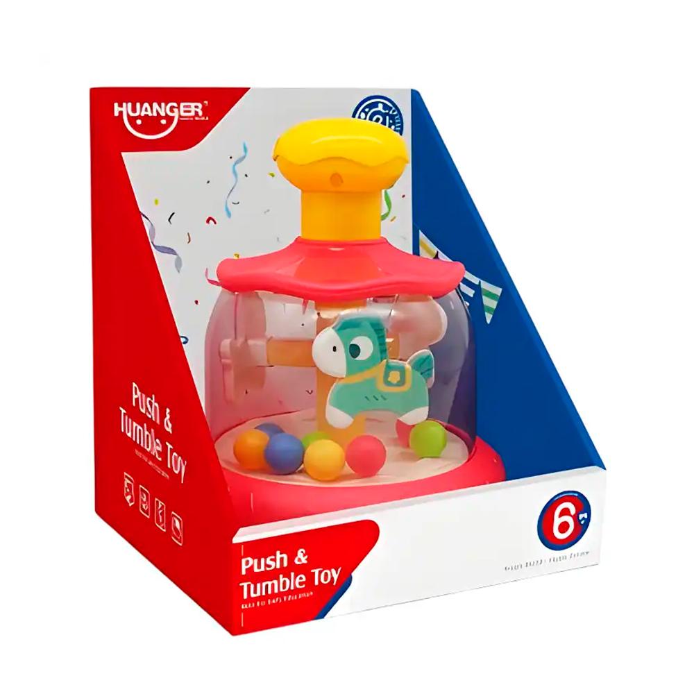 Игрушка юла-карусель красная Huanger HE8090 Игрушка юла-карусель красная Huanger HE8090