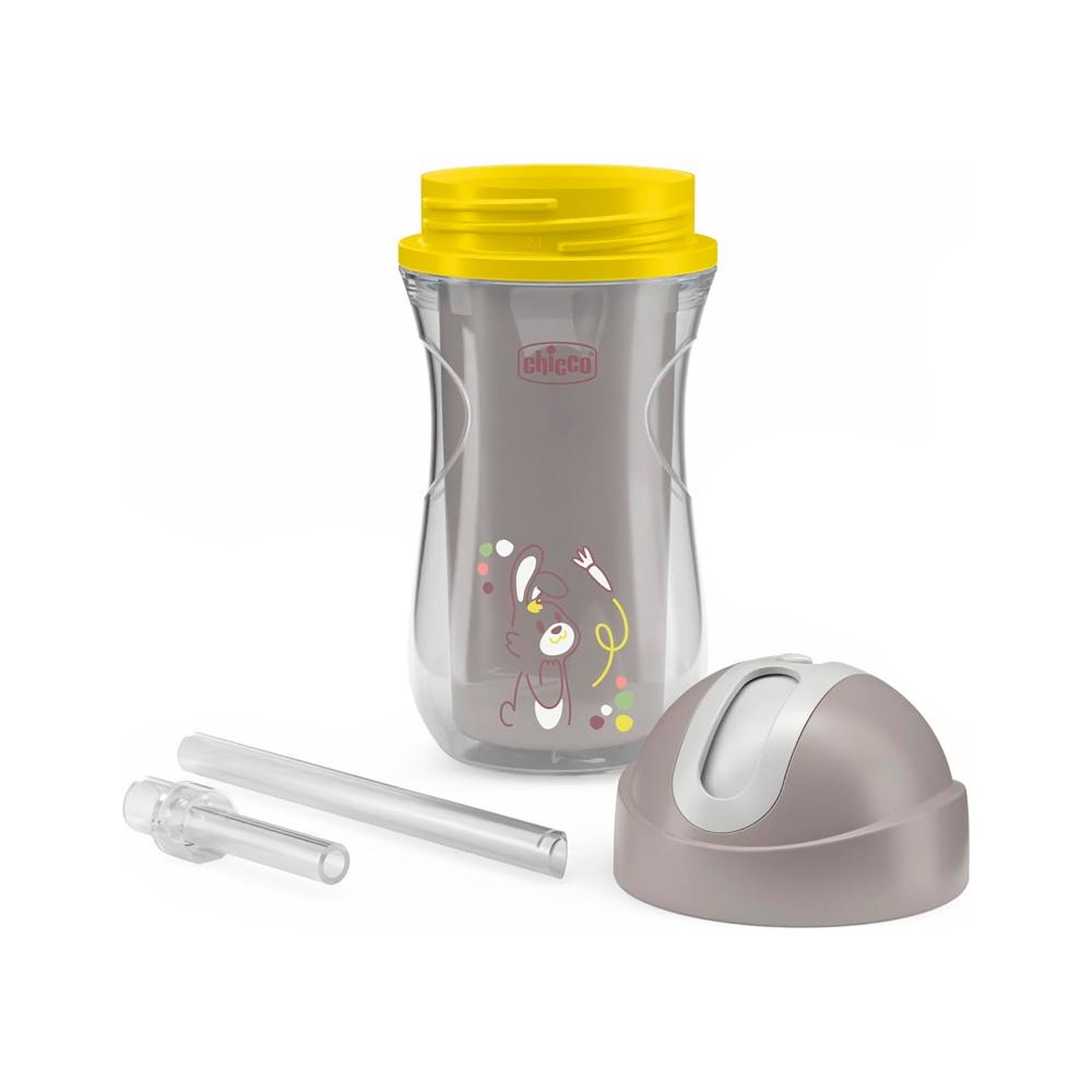 Поильник Chicco Sport Cup серый 14м+ 266 мл