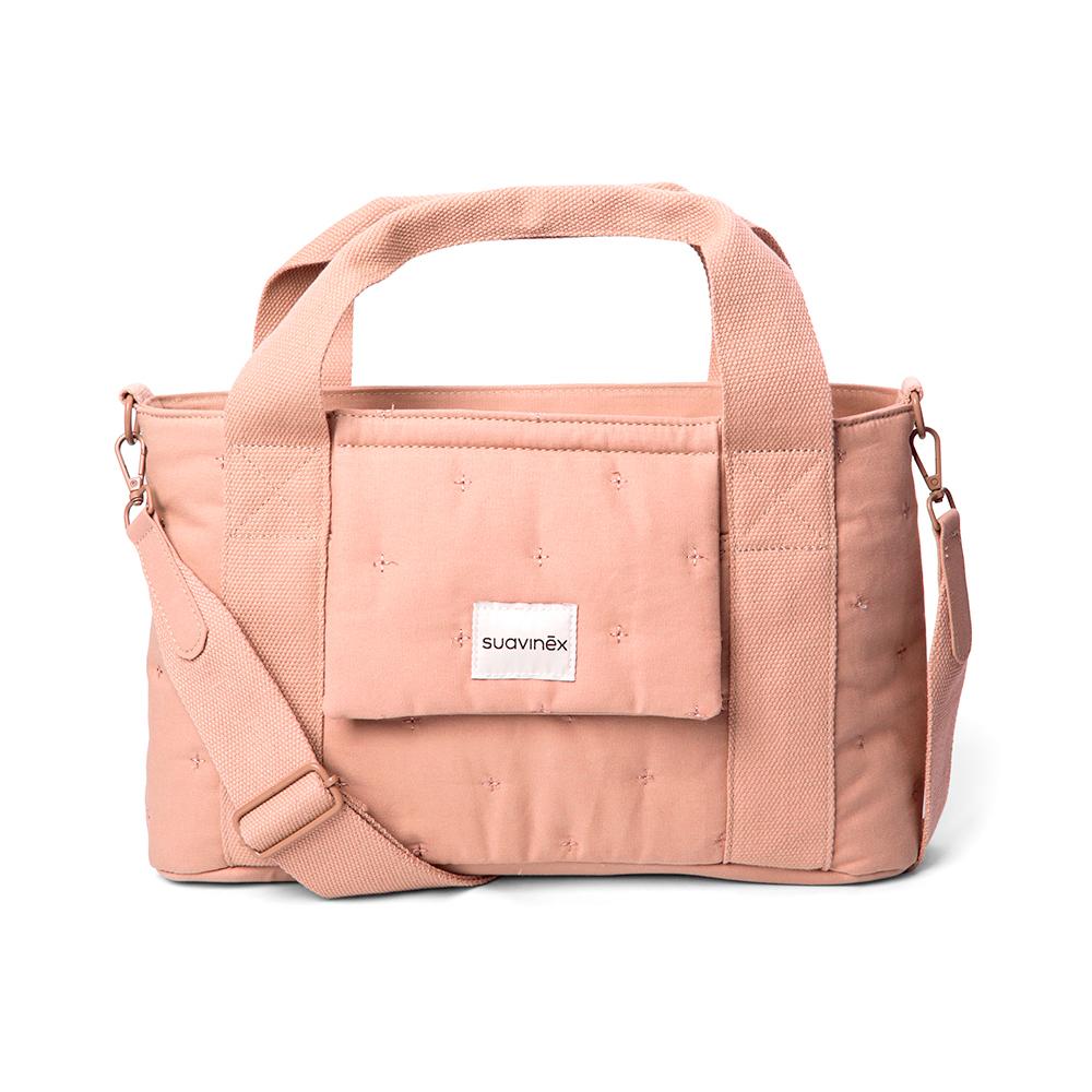 Сумка для мам Suavinex Poetry розовая