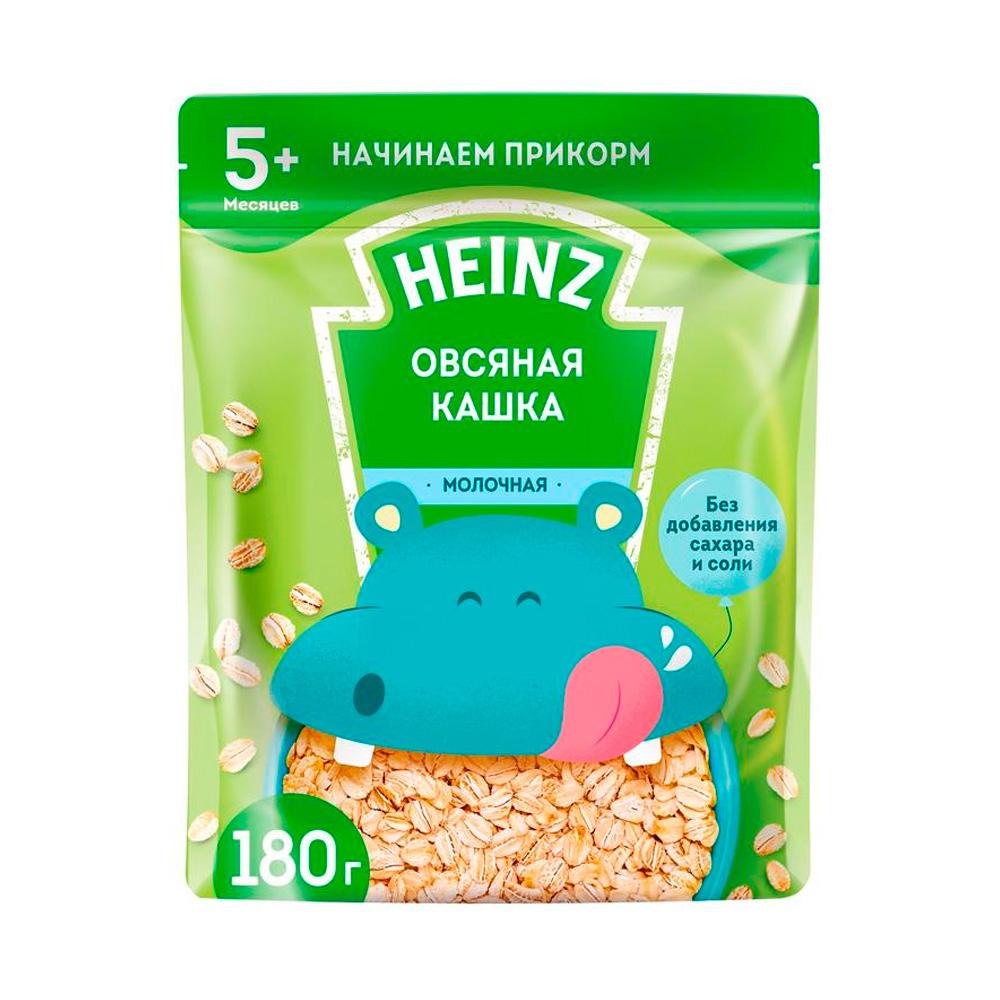 Каша Heinz молочная овсяная 5м+ 180 гр