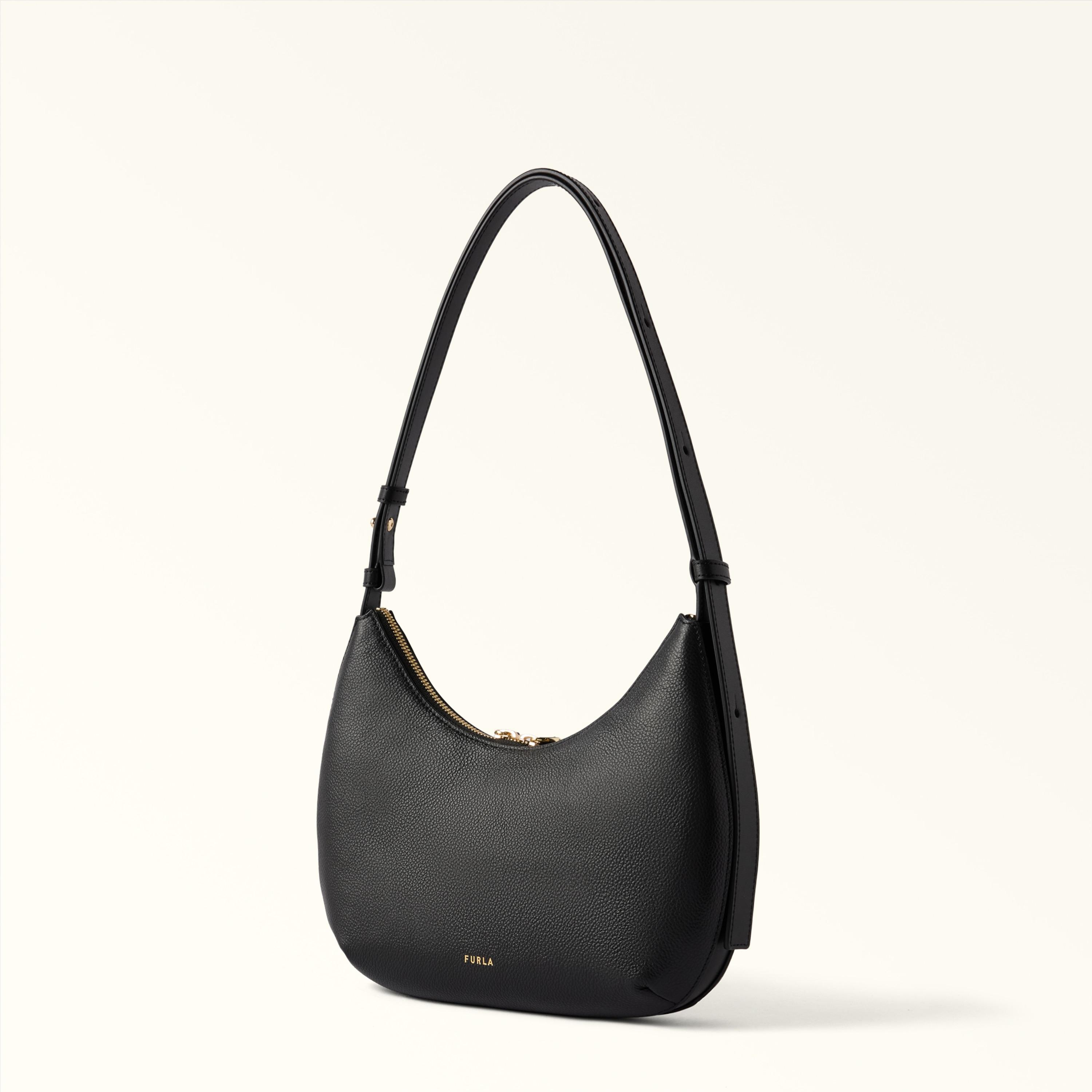 FURLA GOCCIA S SHOULDER BAG - VITELLO NIGHT+VITELLO SIDNEY FURLA GOCCIA S SHOULDER BAG - VITELLO NIGHT+VITELLO SIDNEY