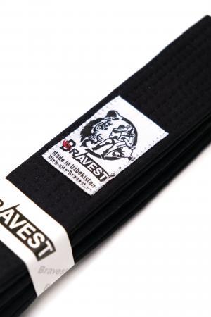 Пояс для кимоно BRAVEST 2,3м местный Чёрный