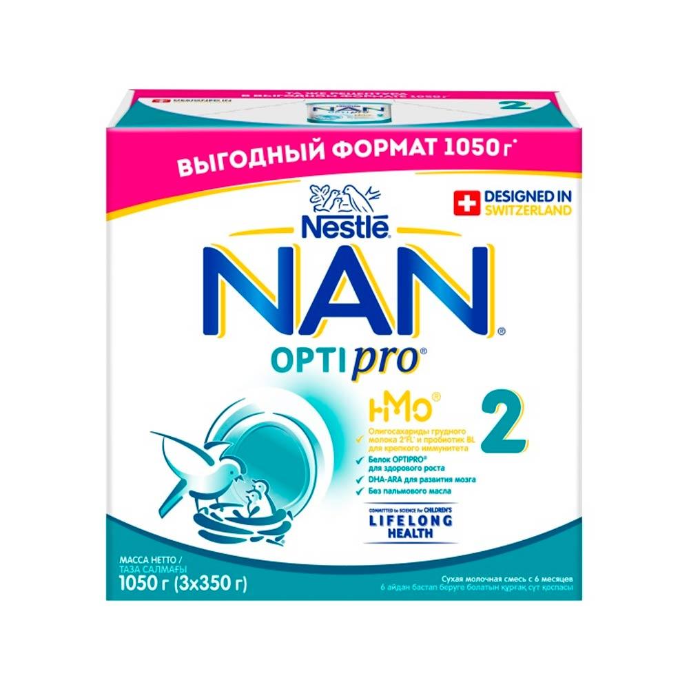 Сухая молочная смесь NAN Optipro 2 6м+ 1050 гр