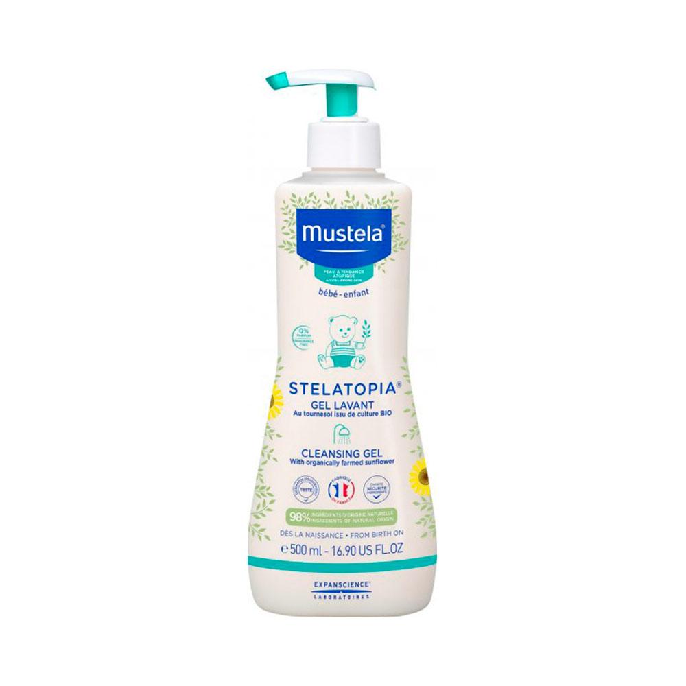Гель для купания Mustela Stelatopia атопичная кожа 500 мл