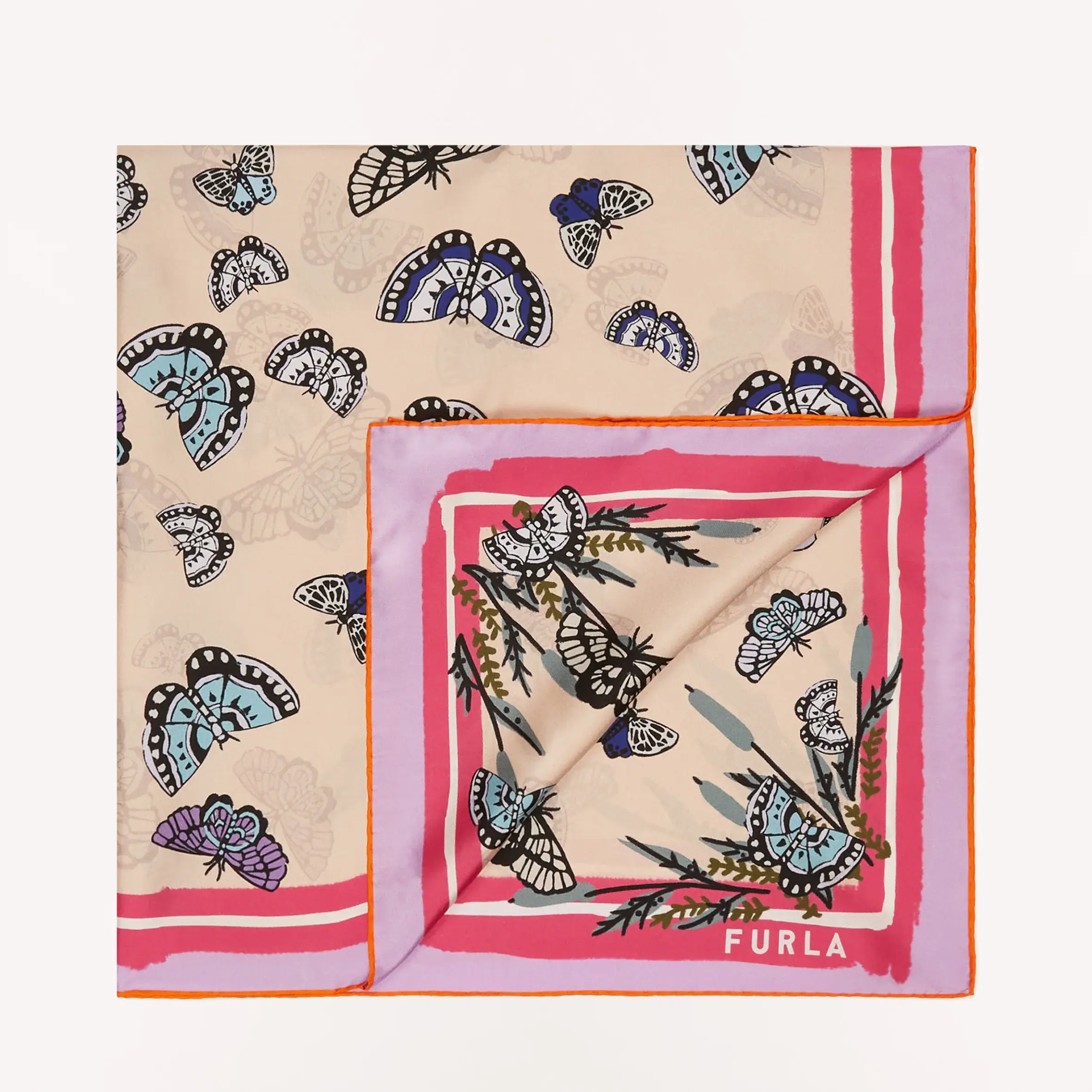 FURLA TORTONA CARRE' 90X90 - SETA TWILL ST.GIOVE