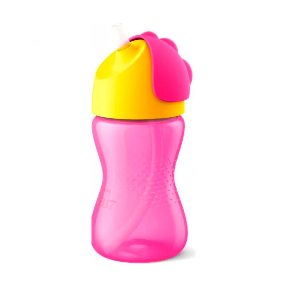 Чашка с трубочкой Philips Avent для девочек 12м+ 300 мл