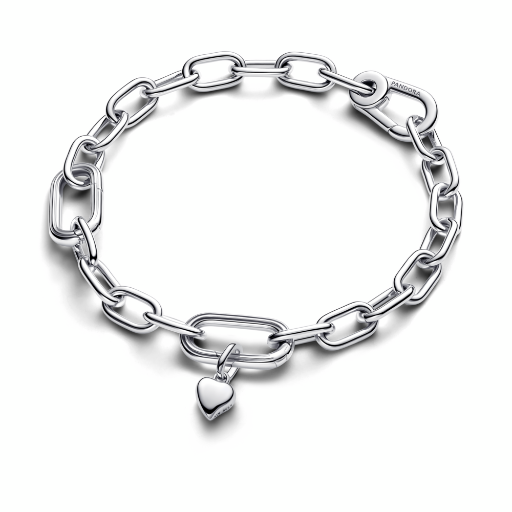 Asymmetric heart sterling silver mini dangle Asymmetric heart sterling silver mini dangle