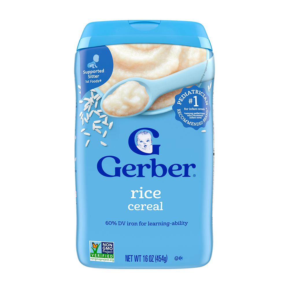 Каша Gerber рисовая 6м+ 227 гр