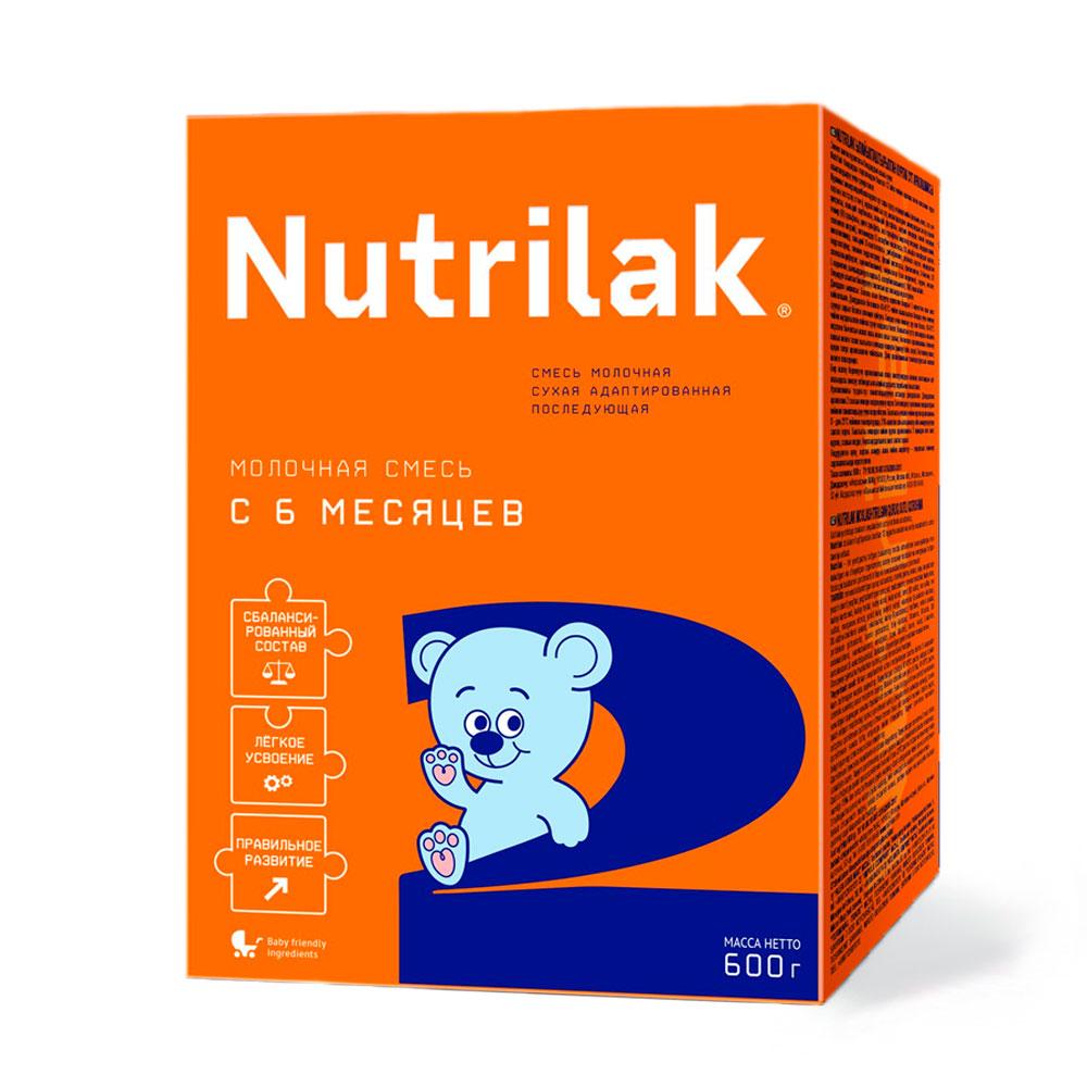 Сухая молочная смесь Nutrilak 2 6м+ 600 гр