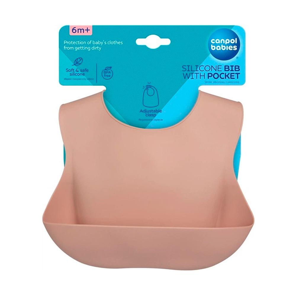 Нагрудник силиконовый Canpol Babies