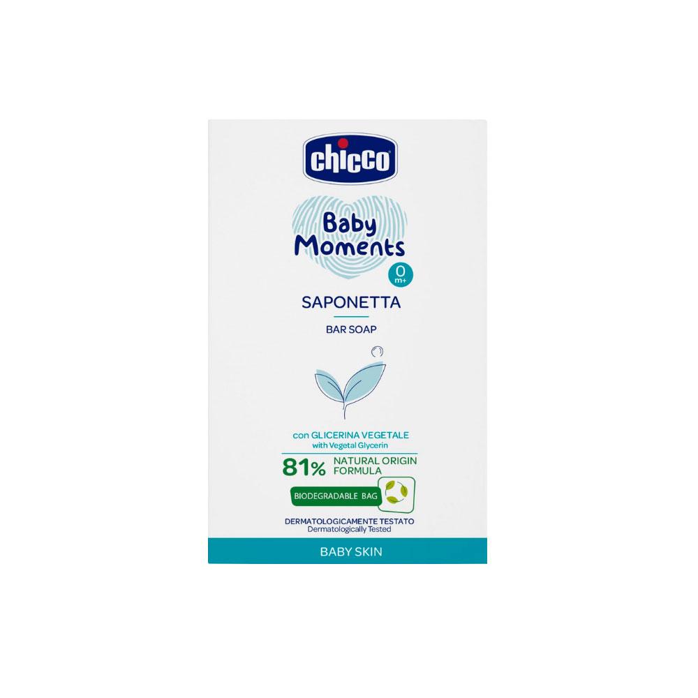 Мыло Chicco Baby Moments 0м+ 100 гр