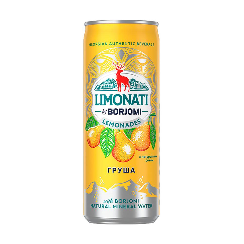 Лимонад Limonati by Borjomi грузинский Груша, 330 мл