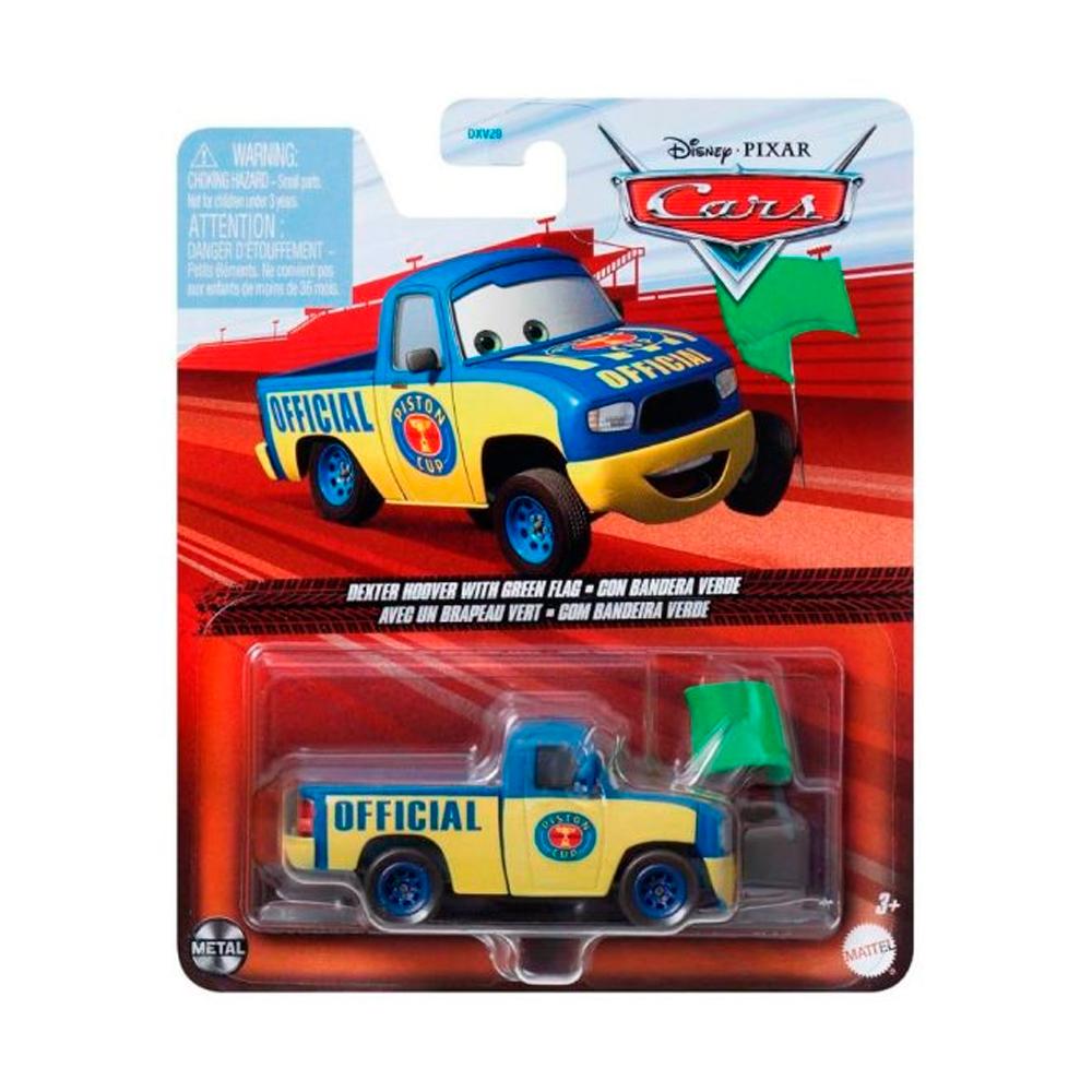 Базовая машинка Mattel Тачки DEXTER HOOVER with green flag