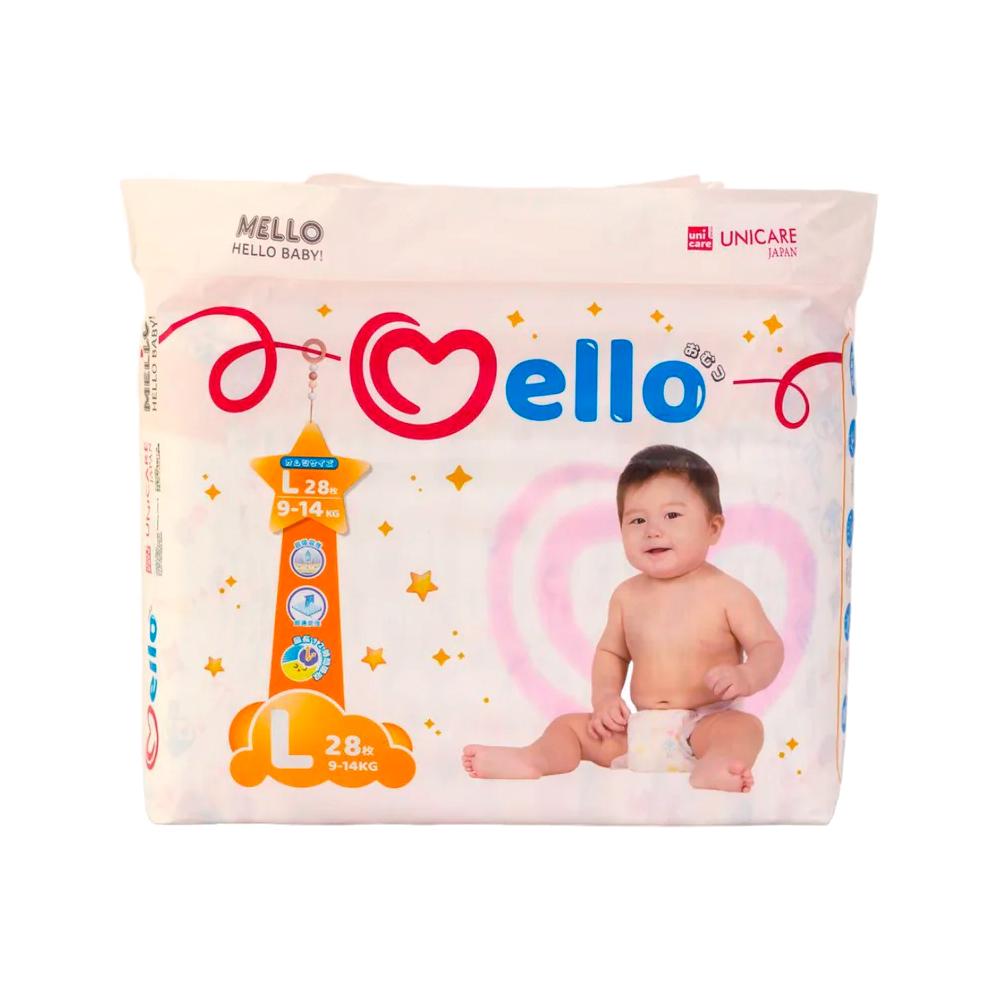 Подгузники Mello размер  L 9-14 кг 28 шт