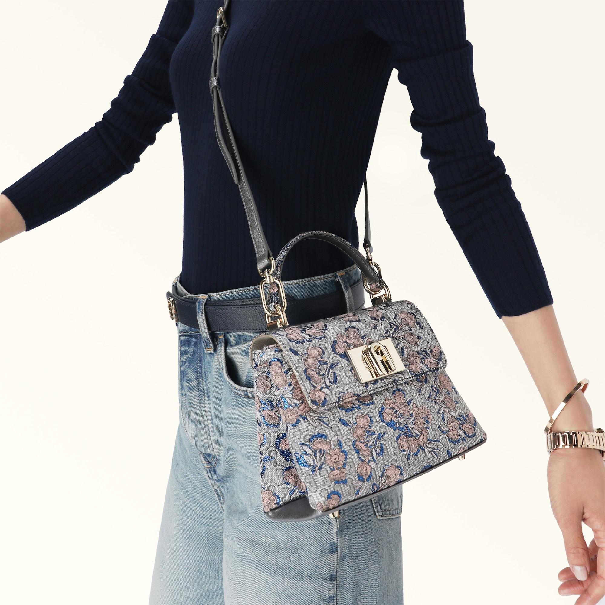 FURLA 1927 MINI TOP HANDLE - TESSUTO JACQUARD OPERA