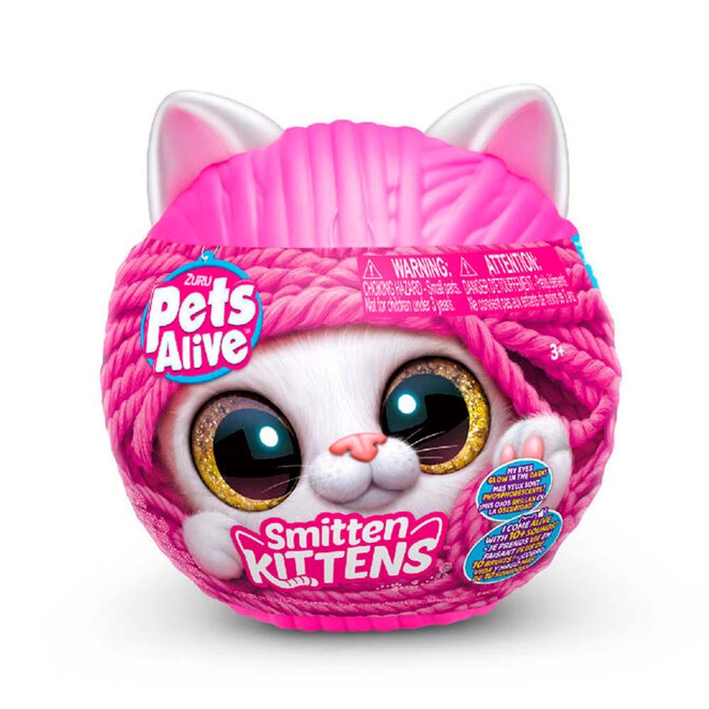 Интерактивная игрушка Pets Alive Smitten Kittens (Котенок в клубке)