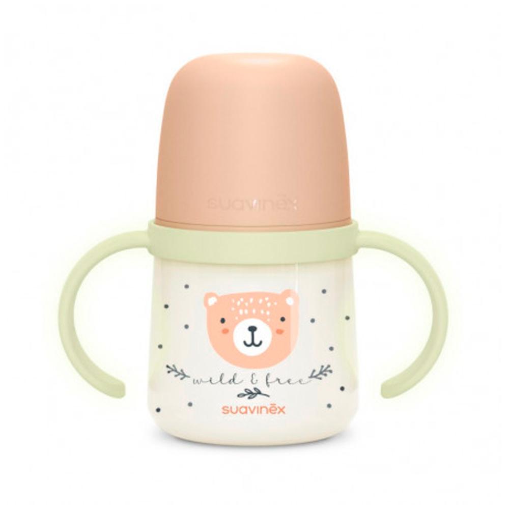 Поильник Suavinex ночной Wild бежевый 6м+