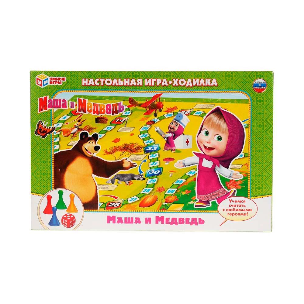 Настольная игра-ходилка Маша и Медведь Умные игры
