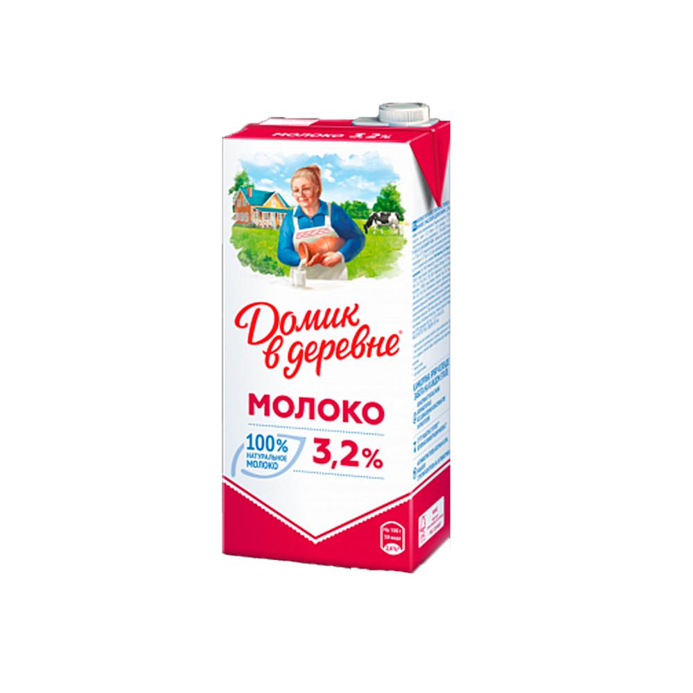 Молоко ультрапас Домик в деревне 3.2% 950г