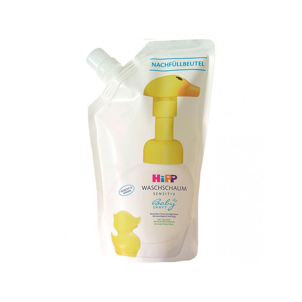 Пенка для умывания HiPP Babysanft Hand & Face Wash Foam Refill 0м+ 250 мл