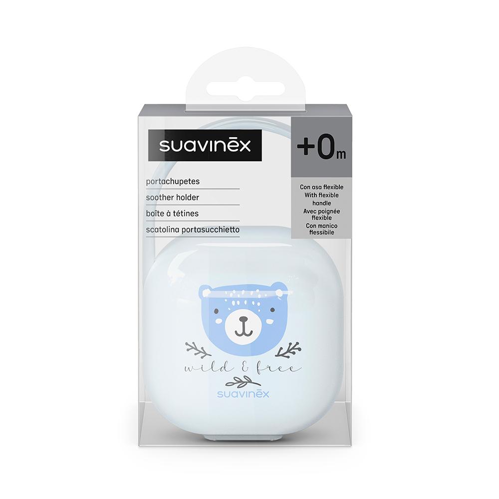 Футляр для пустышки Suavinex Wild голубой Футляр для пустышки Suavinex Wild голубой