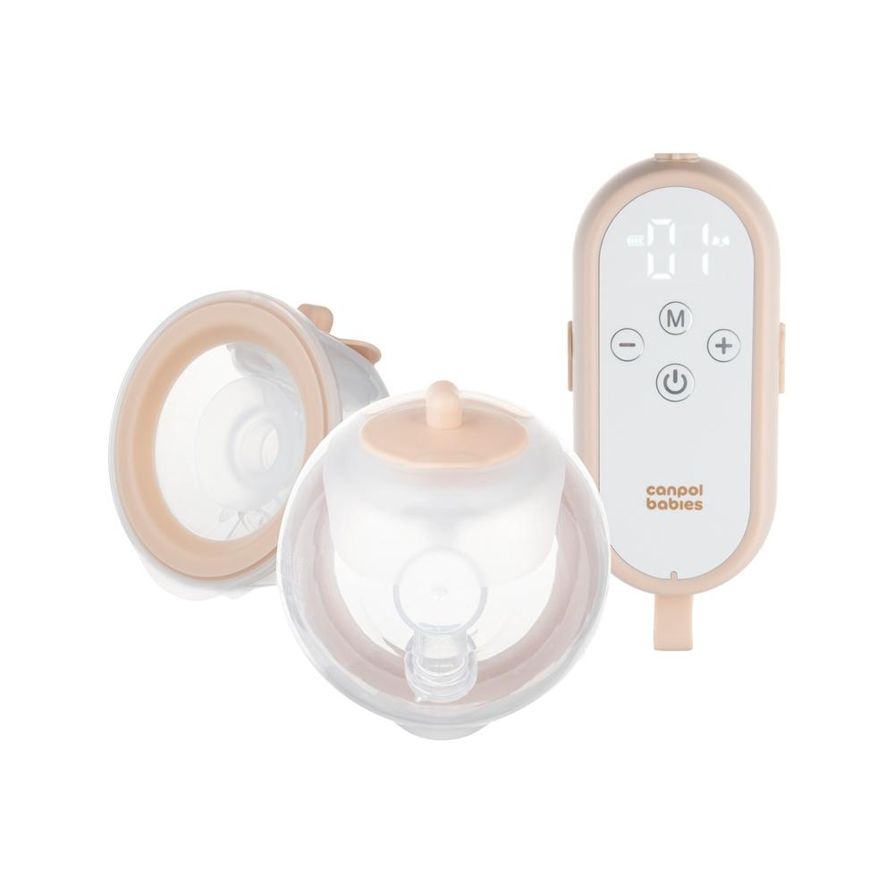 Электрический молокоотсос двойной Canpol Babies MilkShell мобильный (20/106)
