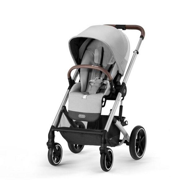 Коляска Cybex Balios S Lux SLV Lava Grey с бампером Коляска Cybex Balios S Lux SLV Lava Grey с бампером