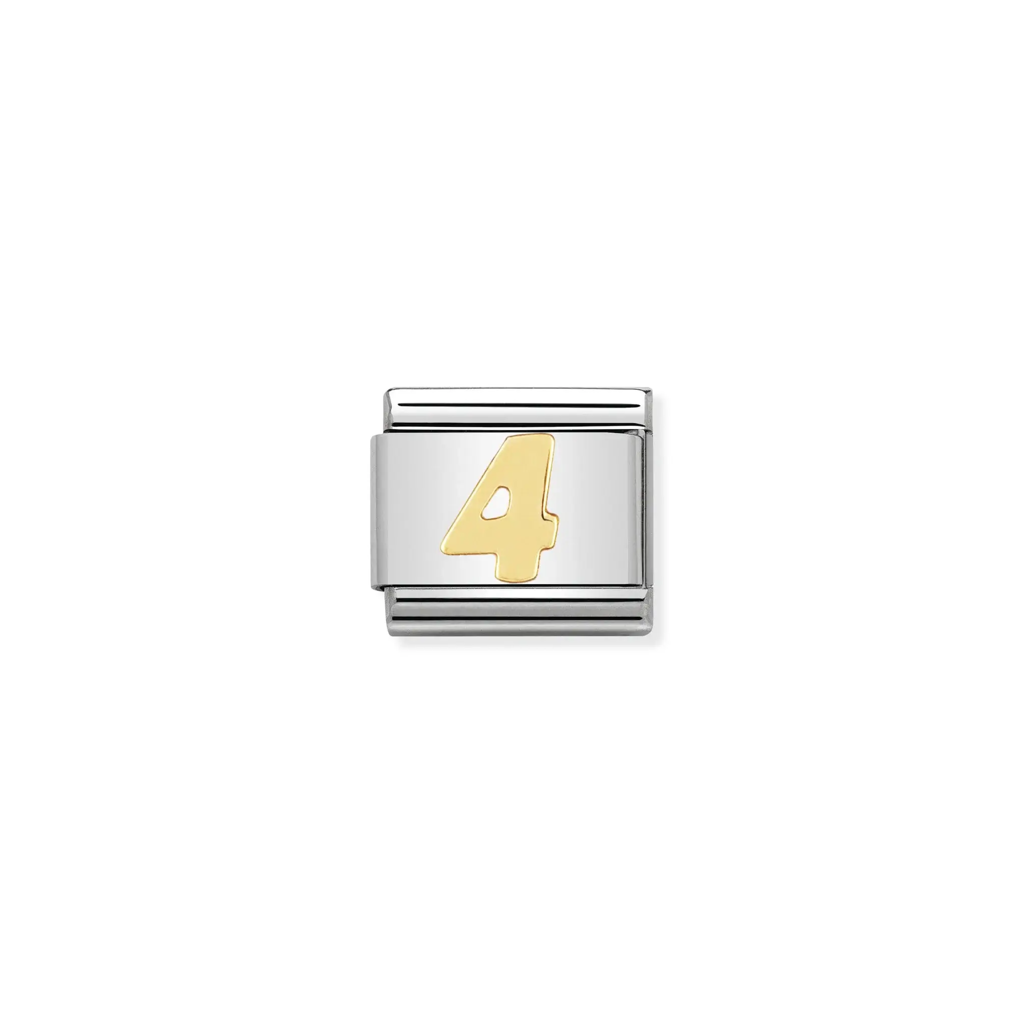 COMPOSABLE Classic NUMBERS in stainless steel with 18k gold (4)
